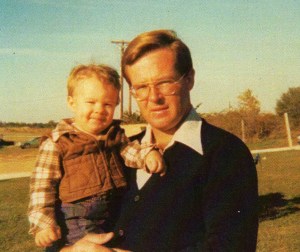 Luke Austin Daugherty & Dad, Joe Daugherty, in Sept. 1978
